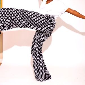 Lucy & C.O. Black & White WIDE Pants